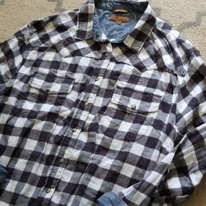 JACHS GIRLFRIEND COMFORT STRETCH BUFFALO PLAID FLA